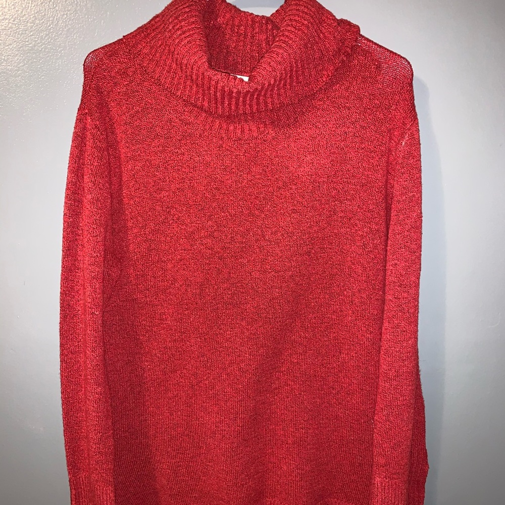 Kohl’s Long Mock-Neck Sweater